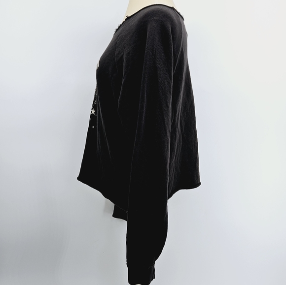 Mate The Label Far Out Donny Pullover Sweatshirt in Gray Size Large - Picture 4 of 11